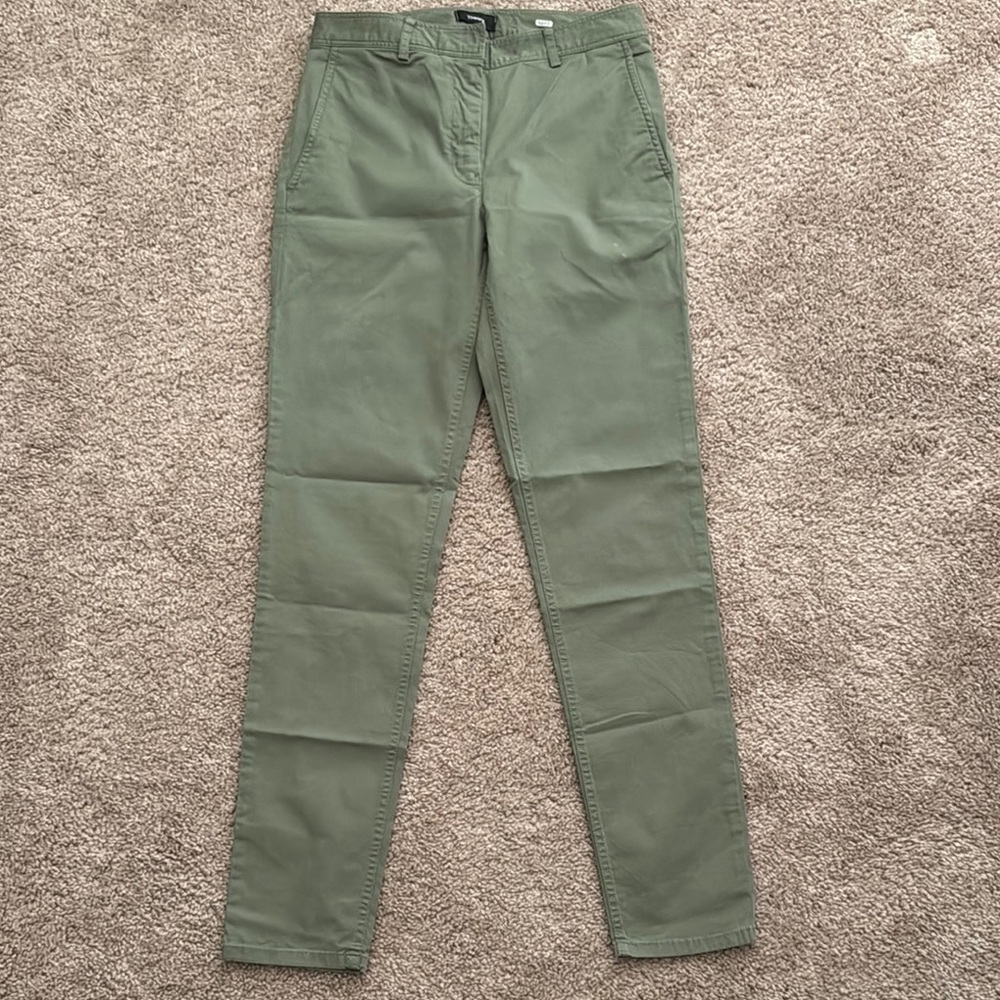 Theory Sage Green Chino Pants
